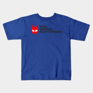 Evil genius mastermind Kids T-Shirt